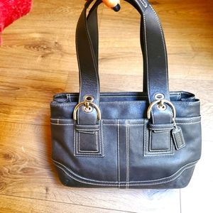 Coach leather tote